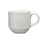 image of Steelite 62104ST1041 - Stack Mug, 12.5 Oz 5.0" x 3.5" Bloom Porcelain, Oven Safe 500°F - 36/Case