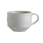 image of Steelite 62104ST1042 Porcelain Stacking Cup, 10 Oz (4.75" x 3.5"), Oven Safe to 500°F - 36/Case