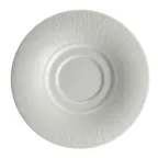image of Steelite 62104ST1044 - 6.25" Bloom Round Porcelain Saucer, Oven Safe to 500°F/258°C - 36/Case