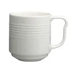 image of Steelite 62105ST1016 - 12 oz Stackable Mug, 4.625" x 3.63" Rattan‑Royal Porcelain Oven‑Safe - 36/Case