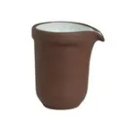 image of Steelite 6212RT007 Sauce Pourer, 1.5oz Terracotta Porcelain 2.375" x 2.5" Oven Safe 425°F - 1 Dozen