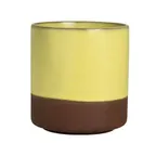 image of Steelite 6214RT006 - 8.5 Oz (3.5") Spice Saffron Stoneware Cup, Glaze, Oven Safe 425°F, 1 Dozen