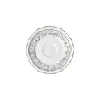 image of Steelite 62526FP821 Adelina Hannah Slate Folio Round Porcelain Saucer 6.5" x 0.75", - 1 Dozen