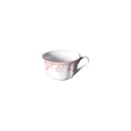 image of Steelite 62527FP820 - 8 Ounce Porcelain Coffee Cup, 4.75" x 3.987" x 2.5", Adelina Design - 1 Dozen