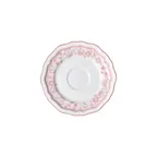 image of Steelite 62527FP821 Saucer, 6.5" x 0.75" Round Porcelain, Adelina Hannah Rose Folio - 1 Dozen