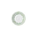 image of Steelite 62529FP823 - China Saucer, 5.0" x 0.625" Round Porcelain, Hannah Green, 1 Dozen