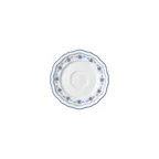 image of Steelite 62533FP823 Adelina Giselle Blue Round Porcelain Saucer 5.0" x 0.625" - 1 Dozen