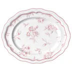 image of Steelite 62537FP817 - Oval Porcelain Platter 13" x 10.5" x 1" Adelina Marisa Rose Folio, 1 Dozen