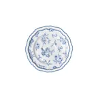image of Steelite 62538FP821 - Marisa Blue Round Porcelain Saucer, 6.5" x 0.75", Adelina Design - 1 Dozen