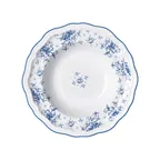 image of Steelite 62557FP814 - 15 Oz Round Porcelain Soup Bowl, 9.75" Diameter, Camille Blue, Rimmed - 1 Dozen