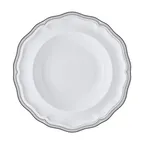 image of Steelite 62582FP814 - 9.75" 15 Oz Round Porcelain Soup Bowl, Triple Line Slate Folio - 1 Dozen