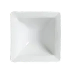 image of Steelite 6300P088 - Square Fruit Bowl, 9 oz (5" x 5" x 2.25"), Porcelain, Oven Safe 465°F - 24/Case