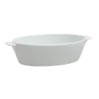 image of Steelite 6300P125 - Oval Porcelain Bowl, 4.25 Oz, 5.75" X 3.0" X 1.38", Aura Safe 465°F - 24/Case