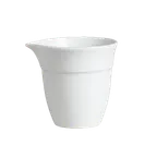 image of Steelite 6300P149 - NoHandle Porcelain Creamer Pitcher, 5 oz, 3.25" x 2.88" Aura Oven‑Safe - 24/Case