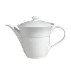 image of Steelite 6300P153 Covered Porcelain Teapot, 15 oz (8.25" x 5.25"), Aura, Oven Safe to 465°F - 6/Case