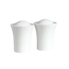 image of Steelite 6300P161 Pepper Shaker, Aura Porcelain, Oven Safe 465°F/239°C, Seven-Plate Design - 36/Case