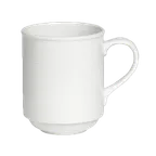 image of Steelite 6300P193 - Stacking Mug, 10.25 oz, 4.5" x 3.875" Porcelain, Oven Safe 465°F/239°C - 24/Case