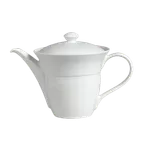 image of Steelite 6300P197 Teapot Lid, Aura Porcelain, Oven Safe to 465°F/239°C, Functional Design, 6/Case