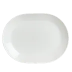 image of Steelite 6300P314 Oval Platter, 8.25" x 6.25", Aura Porcelain, Oven Safe to 465°F - 36/Case