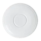 image of Steelite 6300P363 - 6.5" Round Porcelain Coupe Saucer, Aura Asian, Oven Safe to 465°F - 24/Case