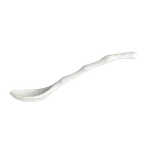 image of Steelite 6300P368 - Aura Asian Spice Spoon, 4" Porcelain, Oven Safe 465°F, Modern Design - 36/Case