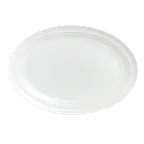 image of Steelite 6300P380 Oval Platter, 11" x 7.625", Aura Asian Porcelain, Oven Safe 465°F, Design - 6/Case