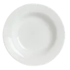 image of Steelite 6305P668 - Round Porcelain Pasta Bowl 10.25" x 1.75", 16 oz, Oven Safe 465°F, Soft Embossed - 1 Dozen