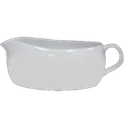image of Steelite 6306P769 - 11.5‑oz Porcelain Sauce Boat, 6.625"×3.125"×2.375", Oven Safe to 465°F - 24/Case