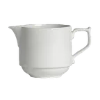 image of Steelite 6306P780 - 8 oz Porcelain Creamer Pitcher, 5.125" x 3.13" Handle Oven Safe 465°F - 24/Case