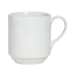image of Steelite 6306P795 - 10 Oz Stack Mug, 4.375"x3.25"x3.625", Porcelain, Oven Safe to 465°F - 1 Dozen