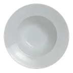 image of Steelite 6314P1030 - Rimmed Fruit Bowl, Round, 7" x 2.75", 10 Oz, Porcelain, Oven Safe 465°F - 24/Case
