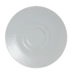 image of Steelite 6314P1033 - 7" Round Porcelain Saucer, Oven Safe to 465°F/239°C - 24/Case