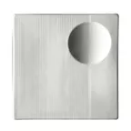 image of Steelite 6327P443 Square Porcelain Platter, 7" x 7", Relief Design, Oven Safe 465°F/239°C - 1 Dozen