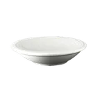 image of Steelite 6327P455 Round Porcelain Stand, White, 2.75" x 0.75", Oven Safe to 465°F, Relief - 36/Case