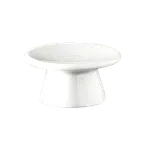 image of Steelite 6327P460 - Round White Porcelain Riser 3.125" x 1.5" Oven Safe 465°F/239°C 1"-4" - 36/Case
