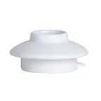 image of Steelite 6347P651 - 20.0 Oz Porcelain Teapot Lid, Rounded Shape Heat Retention - 6/Case