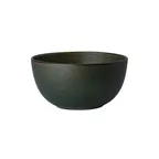 image of Steelite 6418MY032 - 22 oz Porcelain Bowl, 5.75" X 3.0" Round Wabi Sabi Kelp Finish, - 6/Case