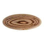 image of Steelite 6525DL002 - Oval Serving Tray, 18.75" x 7.75" Wood, Maritime Creations Finish, 6/Case