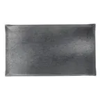 image of Steelite 6588B435 Rectangle Serving Tray, 12.5" x 7.5" Glass, Gray Finish, Shape - 6/Case