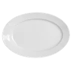 image of Steelite 6626V376 - Oval Porcelain Platter 17.75" x 12.25", Pillivuyt, Oven Safe 660°F/347°C - 1/Case