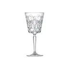 image of Steelite 676RCR377 Wine Goblet, 9.75 oz, 3.5" x 7.625" Tattoo RCR Crystal, Dishwasher Safe - 1 Dozen