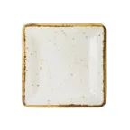 image of Steelite 68A540EL791 - 5" Square Melamine Plate, White, Plastic Dinnerware - 6/Case