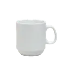 image of Steelite 6900E510 - China Mug, 4-3/8" x 3-5/8" 10-11 oz Porcelain Classic Cafe, Stackable - 1 Dozen