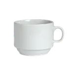 image of Steelite 6900E529 - Cappuccino Cup, 11-1/4 Oz Porcelain, Stackable, Classic Cafe - 1 Dozen