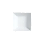 image of Steelite 6900E542 - 18 oz Square Porcelain Bowl, 5‑1/4" x 5‑1/4" x 2‑1/4" - 1 Dozen