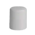 image of Steelite 6940E6039 Salt Shaker, 2" x 1-5/8" x 2-5/8", White Porcelain, Microwave Safe - 1 Dozen