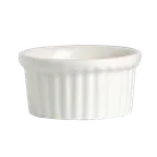 image of Steelite 6940E6069 Soufflé Ramekin, 8-3/4 oz, Porcelain, 4" x 2-1/8", Folio Finish - 1 Dozen