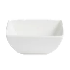 image of Steelite 6940E668 - Square 4" Bowl, 7.75 Oz Porcelain Folio, Microwave/Dishwasher Safe - 1 Dozen