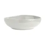image of Steelite 6958E6131 - 13" Alpha Ceram Serving Bowl, 3.75 Qt Porcelain White Unique Finish - 4/Case