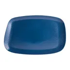 image of Steelite 6959E6134 Rectangle Platter, 14.5" x 9.5" x 1.0", Sapphire Blue Porcelain, Safe - 4/Case
